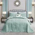 Oversized Bedspread Coverlet Set King Size - Lightweight Bedding Cover - Beautif