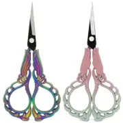 Mr. Paper Vintage Orchid Scissors – Creative Tailor, Art, Daily Use, 3 Styles
