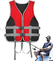 Floating Vest for Women - Oxford Cloth Swimming Jacket with Lifeguard Whistle for Men Lightweight Adults Swimming Vest for Water Skiing, Boating, Wakeboarding