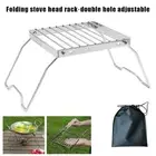 1Pcs Stainless Steel Baking Tray Holder Barbecue Rack Stove Holder