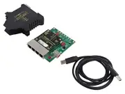 PE-405 Switch Ethernet unmanaged Number of ports: 5 3.3VDC,5VDC IP00 BRAINBOXES