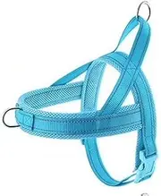 My Corgi Living Dog Harness, No Pull Design, Suitable for Small, Medium, and Large Dogs, Pink and Blue, Adjustable and Comfortable Fit, Ideal for Walking and Training (Blue, Small)