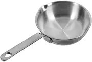 PartyKindom Cooking Baking Pan Non Stick Frying Pan 316 Stainless Steel Mini Skillet for Milk Water Oil