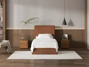 My Style Tapered Headboard & Standard Base - King Single / Gingerbread / Gas Lift Base