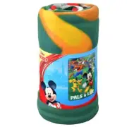 DISNEY MICKEY & FRIENDS SOFT & WARM 45"X60" FLEECE THROW BLANKET
