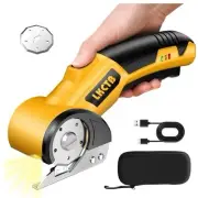 Electric Scissors Cardboard Rug Cutter With Led Light High Efficiency Steel