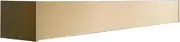 Ceiling Mount Curtain Pelmet Panel Without Tracks, Cuttable Curtain Pelmet Box, Aluminum Alloy Decorative Valance with Screws, Brackets, End Caps(Gold,3 Meter (9.8ft))