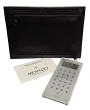 Vizio Alarm Clock Calculator Converter Leather Case Movado The Museum Watch