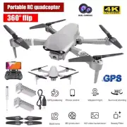 4DRC F3 GPS Foldable Drone 4K HD Camera With 2 Batteries WiFi FPV Quadcopter NEW