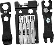 OHPHCALL Multi Function Bike Repair Tool Compact Folding Mechanic Kit for Cycling Home Appliances and Furniture Repairs for Outdoor Use and