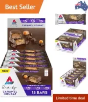 Endulge Caramel Nougat Bars | Keto Friendly Bars | 15 x 35g Low Carb Chocolat...