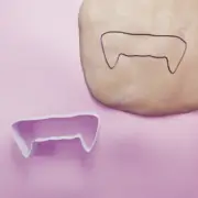 Vampire Fangs Halloween Cookie Cutter - Biscuit Cutter - Baking - 3 Sizes