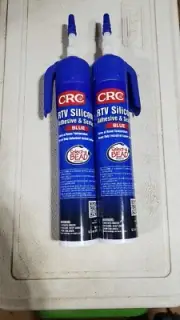 2 CRC RTV Silicone Sealant Blue Heavy Duty Industrial Gasket Sealant (NEW)
