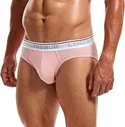 [Generic] Male Submissive Underwear Men Solid Color Sexy Breathable Low Waist Knitted Thong String Briefs Viced Man Underwear