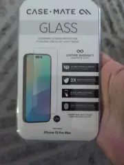 Case Mate iphone 15 pro Tempered Glass Screen Protector