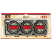 LED Autolamps Stop Tail Indicator Reflector Maxilamp 3 Light Bolt Mount Box