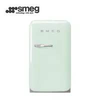 在飛比找momo購物網優惠-【SMEG】彩色復古迷你冰箱34L-粉綠色(FAB5RPG3