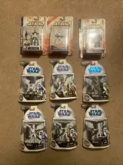 Star Wars Clone General Grievous Ahsoka Rotta Stinky Commander Cody W/ Paint!