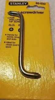 65-032 STANLEY OFFSET SCREWDRIVER "1983 VINTAGE " USA