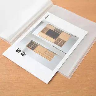 【MUJI 無印良品】聚丙烯軟質內頁透明資料夾/A4寬.40口袋