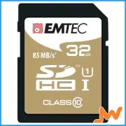 Emtec SD Memory Card 32GB Class 10 - Gold
