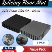 NEW 6pcs Interlocking Heavy Duty EVA Foam Gym Flooring Floor Mat Mats Tiles