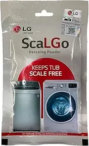 LG ScaLGo Washing Machine Cleaner Descaling Powder For Front Load and Top Load Washing Machines pack of100 Gram (With Authenticity Scan Code)