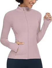 [QUEENIEKE] Womens Running Jackets Athletic Workout Scrub Jacket Track Full Zip Up Gym for Women Yoga Top