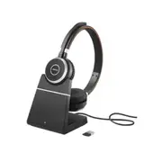 Jabra Evolve 65 Headset Wired & Wireless Head-band Calls/Music Micro-USB Bluetooth Charging UC Stereo stand Black