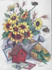 (Home Decor) Summer Sunflowers Garden Flag 27" x 37" Wincraft Welcome