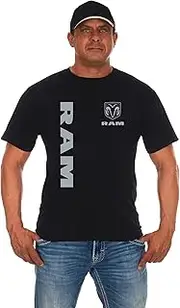 [JH DESIGN GROUP] JH Design Men's Dodge Ram Classic T-Shirt Short Sleeve Crew Neck Shirt