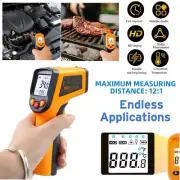 Temperature Gun Non contact Digital Laser Infrared Thermometer LCD IR Temp Meter