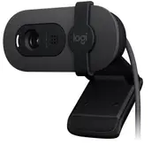 Logitech Brio100 Full HD 1080p webcam with auto-light balance, integrated privacy shutter, and built-in mic 960-001587