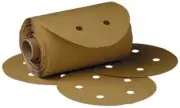 40% OFF 1 Roll 3M 6" P320 Grit Stikit A-Wt 6 Dust Hole Paper Disc Roll 01635