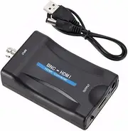 OUGCYG Coax to Hdmi Adapter,BNC to HDMI Converter,CVBS PAL/NTSC BNC to HDMI Adapter,720P/1080P Video Adapter HDCP Hook Security Camera CCTV DVRs Surveillance CVR to HDTV,Monitor and Projectors