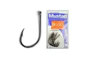 Mustad Big Gun Size 6/0 Qty 4 - 10829npbln - Kirbed Chemically Sharpened Hook