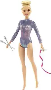 NWB Barbie You Can Be Anything Rhythmic Gymnast Doll - X10