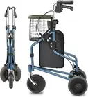 NOVA 3 Wheel Rollator Walker – All Terrain Folding Walker for Seniors, Lightweig