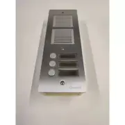 Comelit 3003/N Aluminum Flush Mount Button Panel With 3 Buttons
