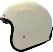 Apex JI100 Solid, open face helmet , color: White , size: XL
