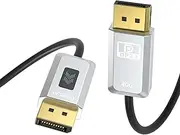 16K Fiber Optic DisplayPort 2.1 Cable, DP 2.1 Cable[16K@30Hz, 8K@60Hz, 4K@240Hz], 40Gbps Display Port Cord AOC Support UHBR10/HDR/HDCP, FreeSync G-Sync for Gaming Monitor 4090 Graphics Card, 10M