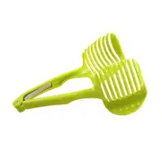 10Pcs Perfect Tomato Egg Slicer Tart Holder Kitchen Tools Fruit Vegetable Cutter Potato Onion Slicer Green Kitchen Accessories