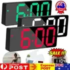 LED Digital Clock Mirror Display Snooze Alarm Temperature Time Table Desk Decor~