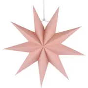 3D 30cm Nine-pointed Paper Star Lantern - Pink