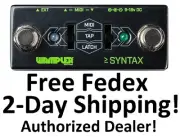New Wampler Syntax Rig Control MIDI Controller Footswitch Guitar Pedal