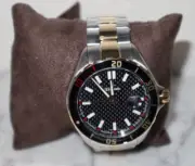 Enrico's Two Toned Black Face Watch