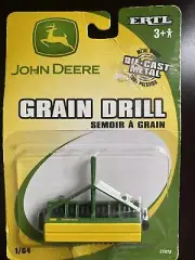 Ertl John Deere 1/64 Scale Grain Drill #37015 Die-Cast Metal NIP