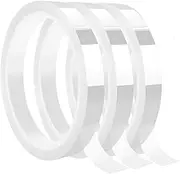 Clear Heat Tape, Heat Resistant Tape for Sublimation Press No Residue and Heat Transfer Vinyl, Heat Transfer Tape for Tumblers T-Shirt Fabrics - 3 Pack 10mm*66m(10mmx216ft)