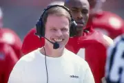 Head coach Frank Solich Nebraska Cornhuskers looks on at spring pr- Old Photo 1