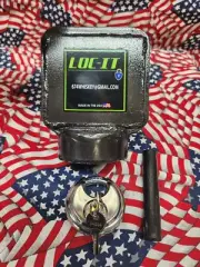 MEGA -Loc-it** 2" Trailer Coupler Lock, Heavy Duty, Secure, with S/S Disk Lock